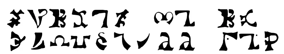 Enochianfont specimens