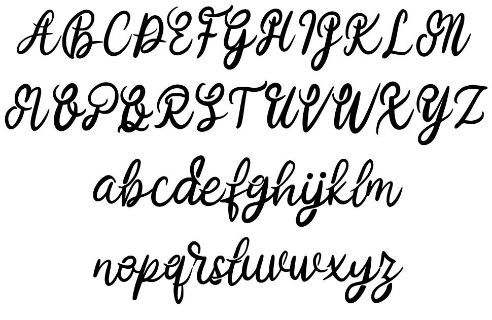 Enofive font specimens