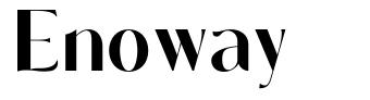 Enoway font