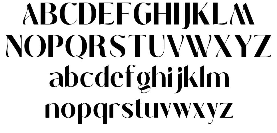 Enoway font specimens