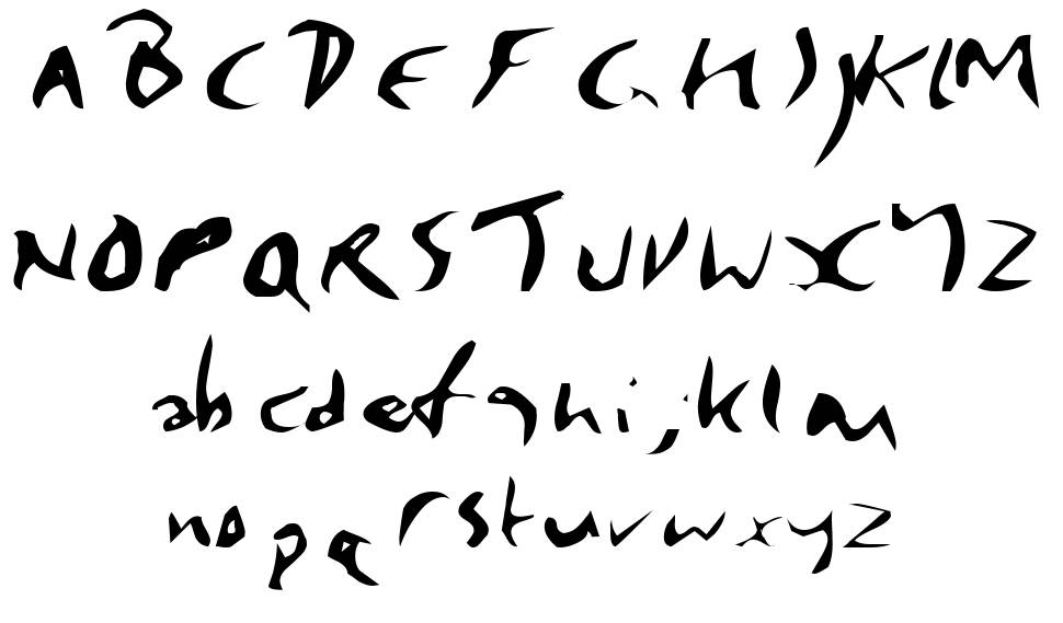 Enya フォント 標本