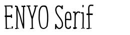 ENYO Serif шрифт
