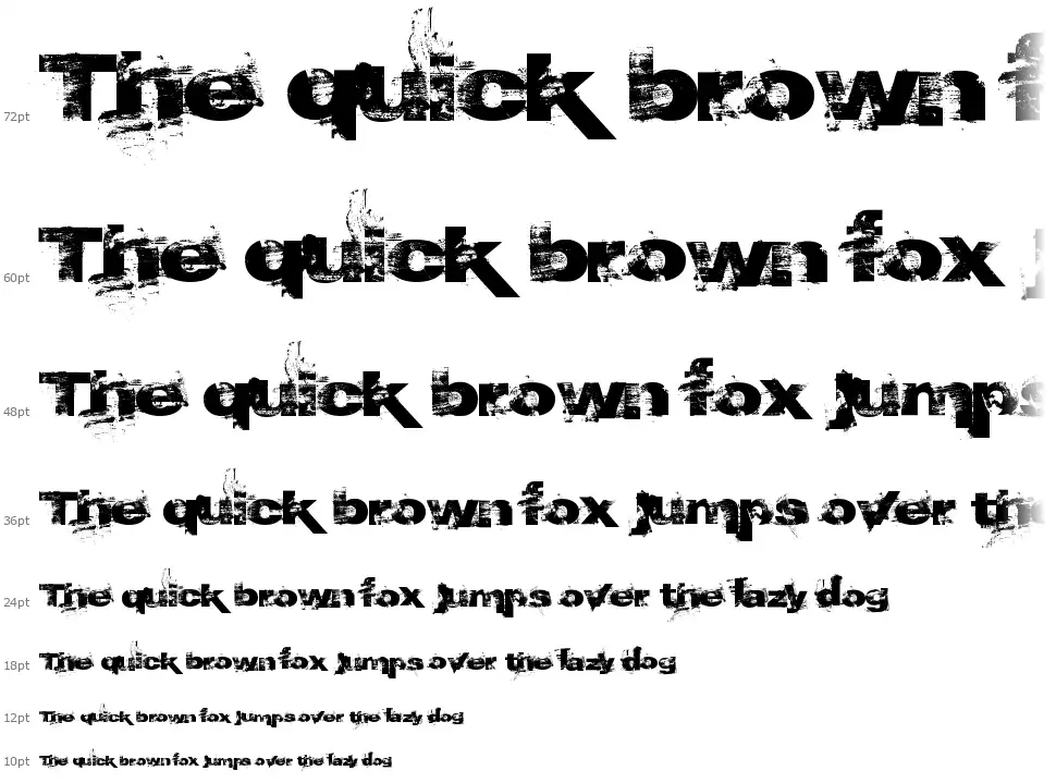 Epoxy Historyfont waterfall