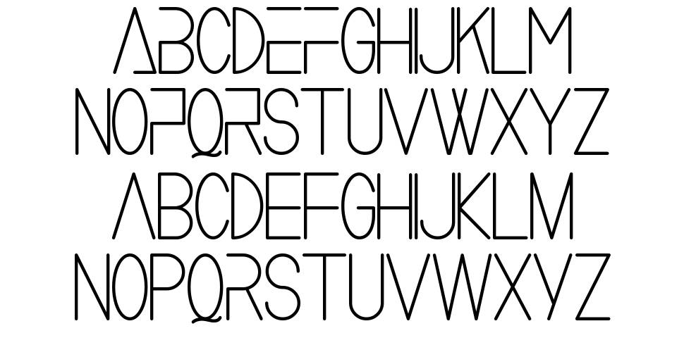 Equals font specimens