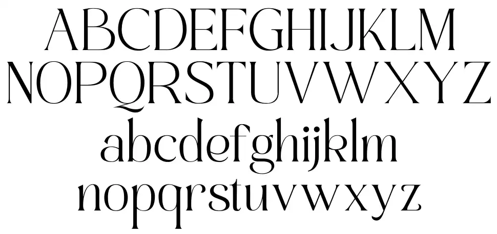 Equity font specimens