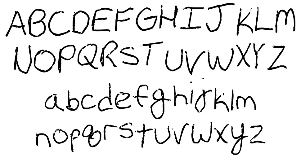 Erin's Handwritingfont specimens