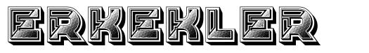 Erkekler schriftart