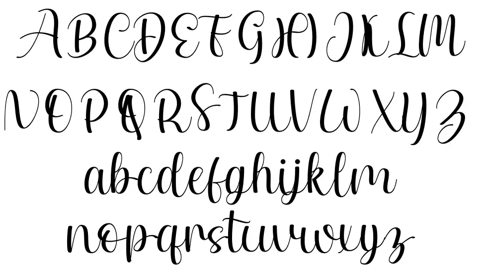 Erline schriftart vorschau