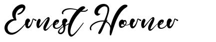 Ernest Horner font