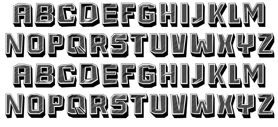 Ersa font specimens