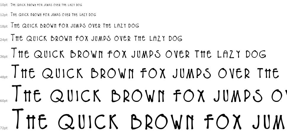 Eryx Freeform font Şelale