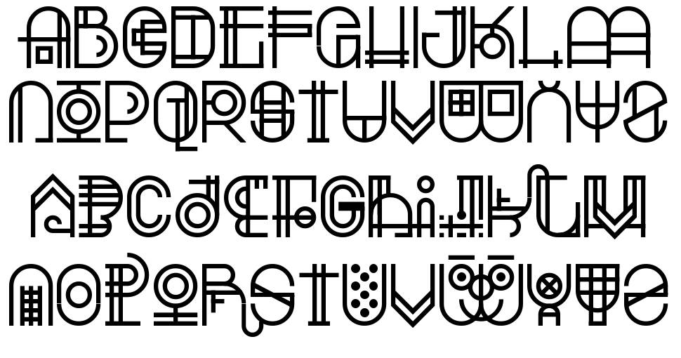 Escalatio font Örnekler