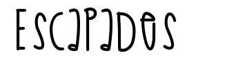 Escapades font