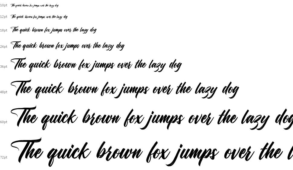 Escape the Ordinary font Waterfall