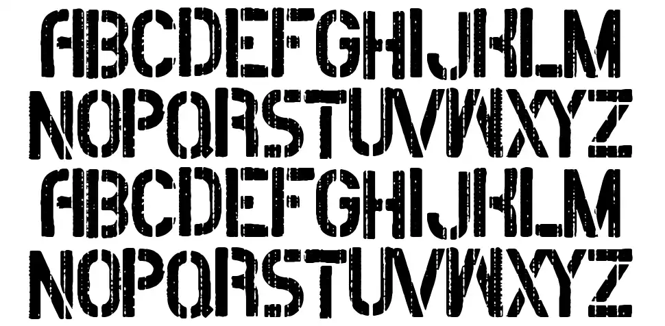 Escuadron Nocturno font specimens