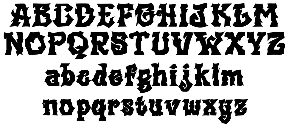 Esgardfont specimens