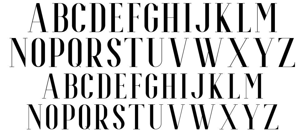 Espoir Serif czcionka Okazy