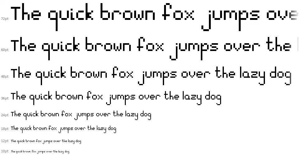 Essential font Waterfall