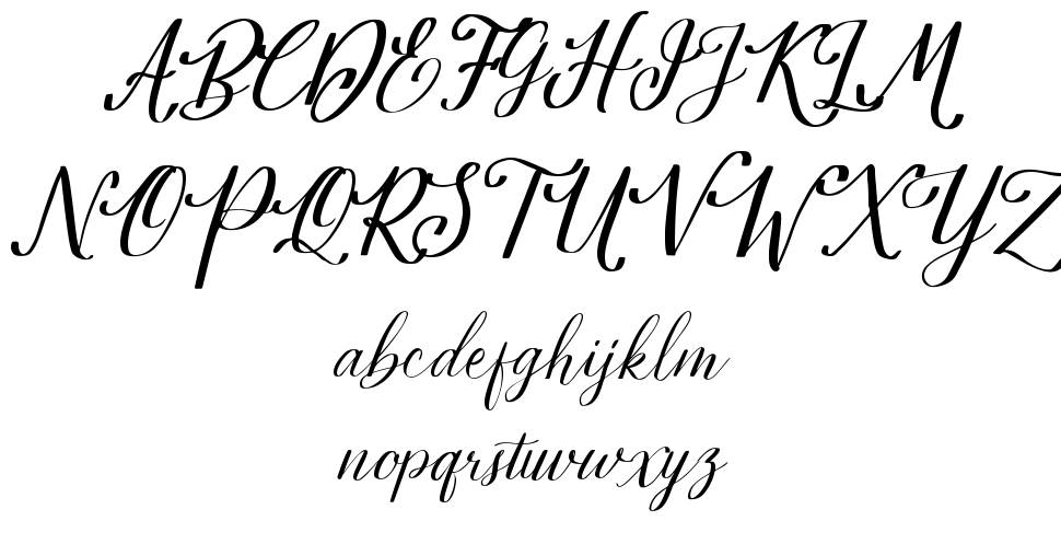 Estella font Örnekler