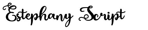 Estephany Script font