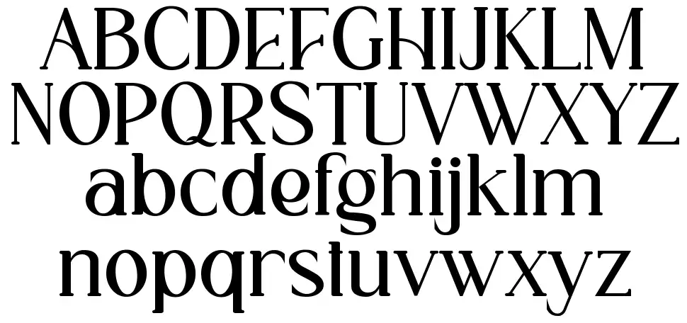 Estrella font specimens