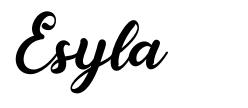 Esyla 字形