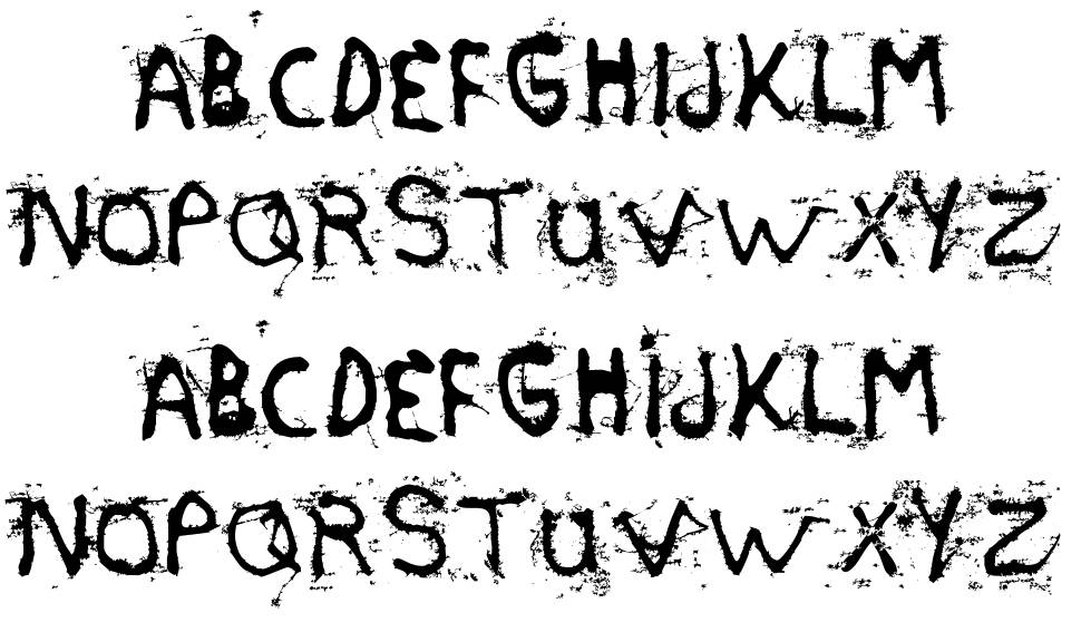 Etasilicon písmo Exempláře