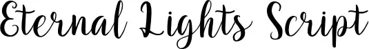 Eternal Lights Script font