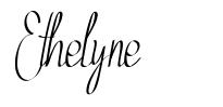 Ethelyne font