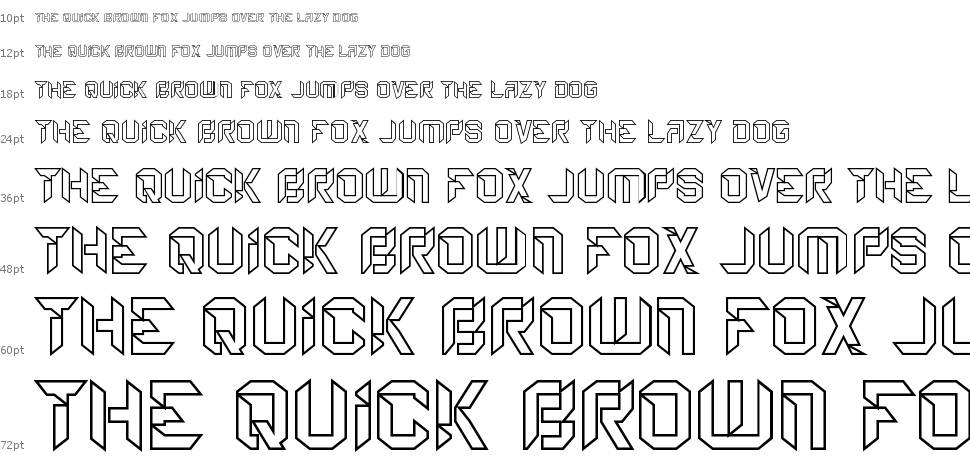 Etical font Waterfall