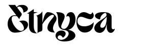 Etnyca шрифт
