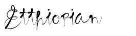 Etthiopian шрифт