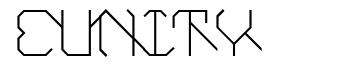 EUnity font