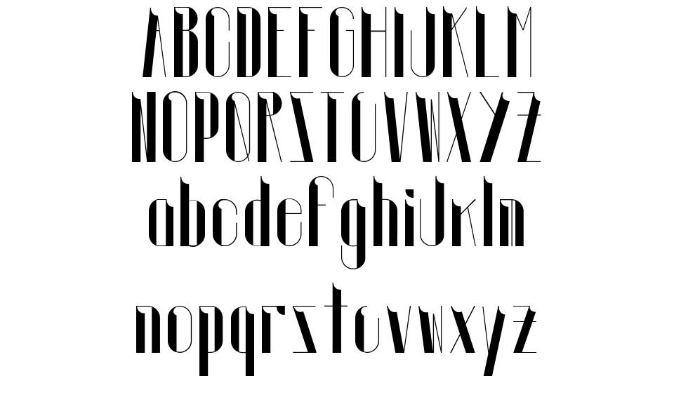 Euphoric font specimens