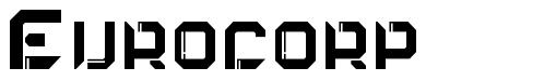 Eurocorp шрифт