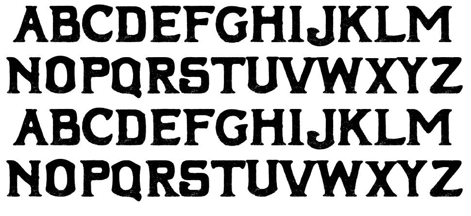 European Denim Brand font specimens