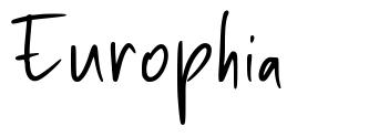 Europhia 字形