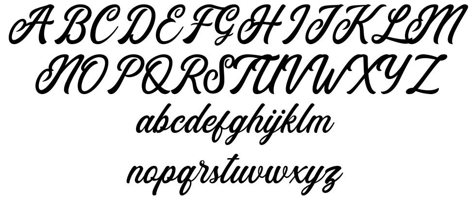 Eusthalia Clean font Örnekler
