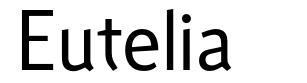 Eutelia 字形