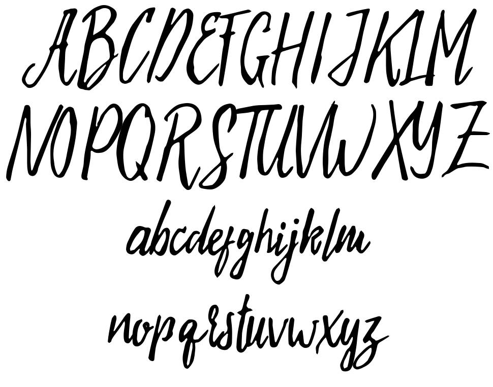 Evelyne Script font specimens