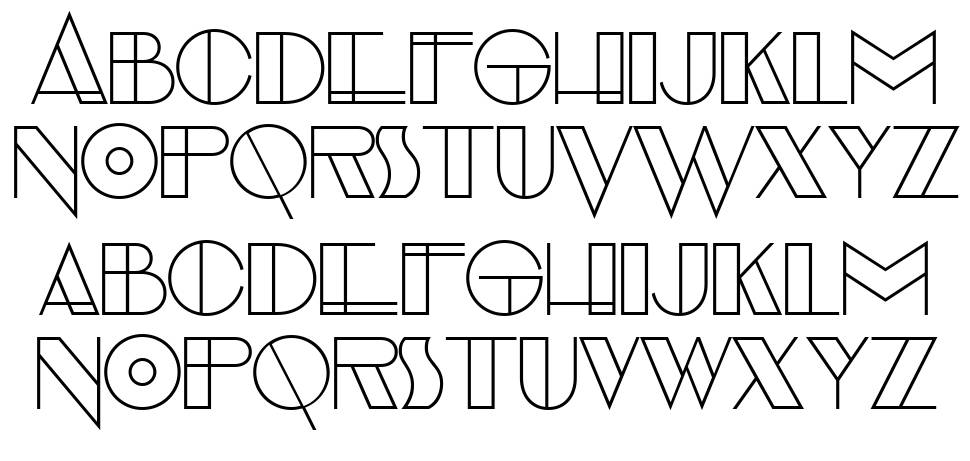 Evensong font specimens
