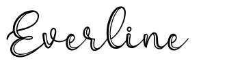 Everline font