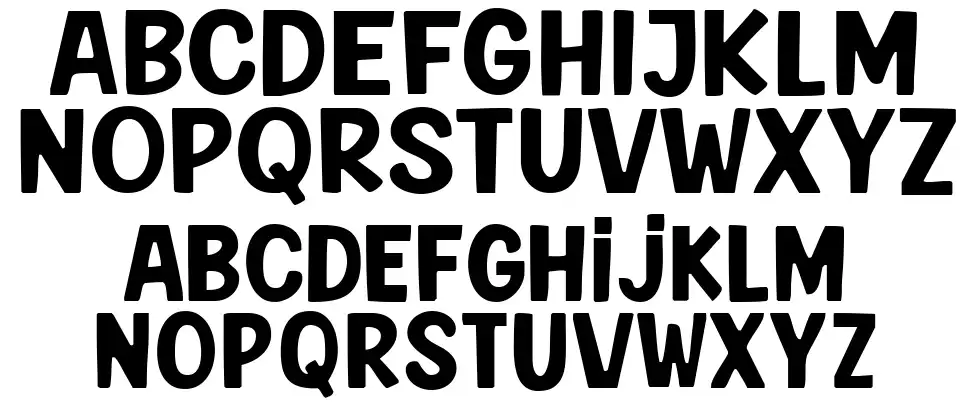 Every Runfont specimens