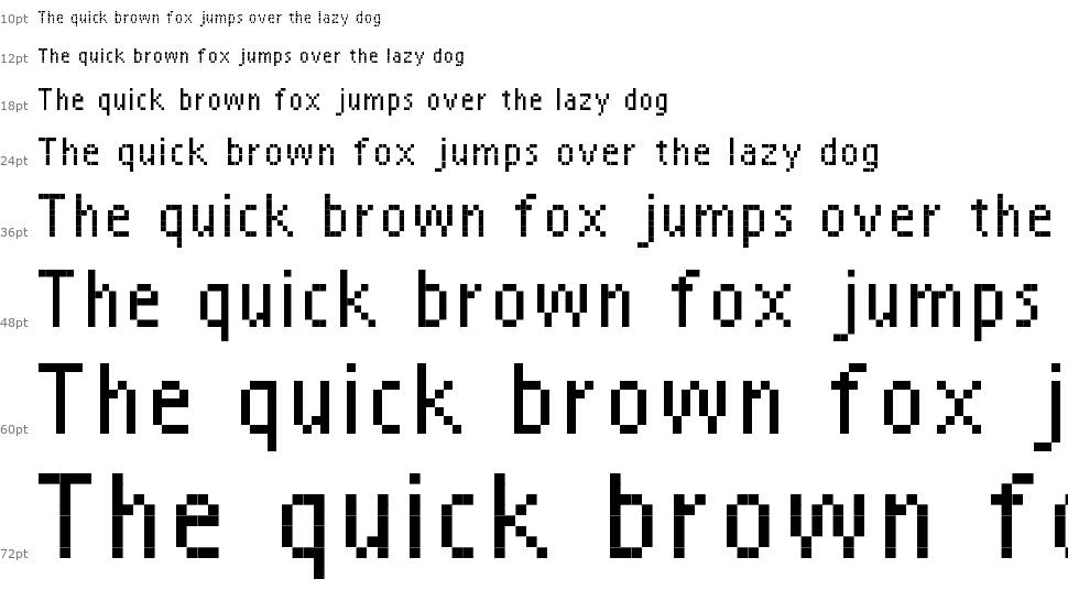 Everyday font Waterfall
