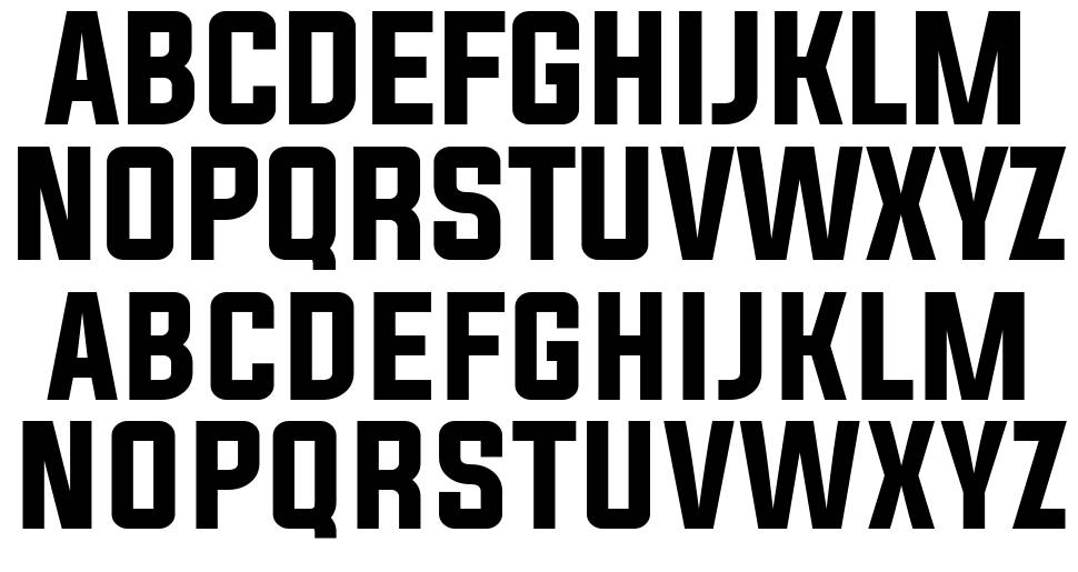 Evogria font Örnekler