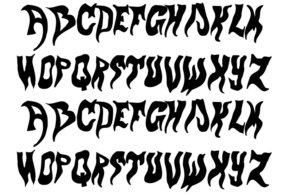 Evolfont specimens