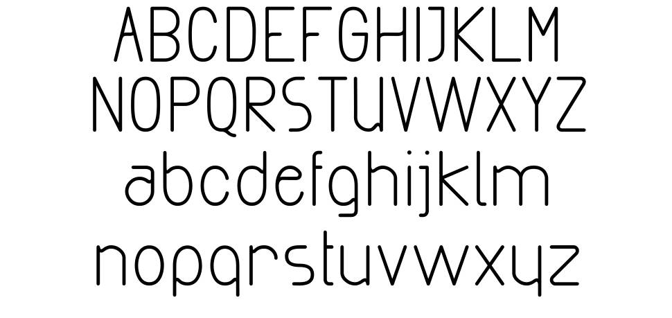 Exacta font specimens