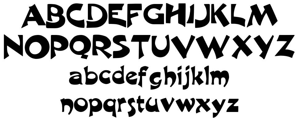 Excalibur font Örnekler