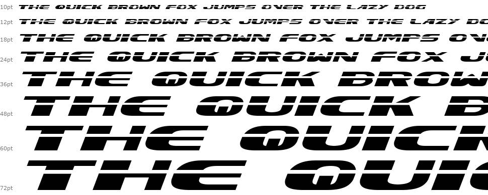 Excelerate font Waterfall