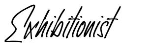 Exhibitionist шрифт